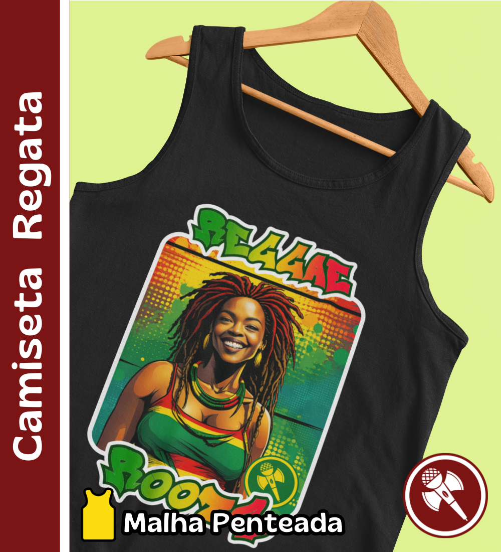 Nome do produto: Reggae Roots - Camiseta Regata