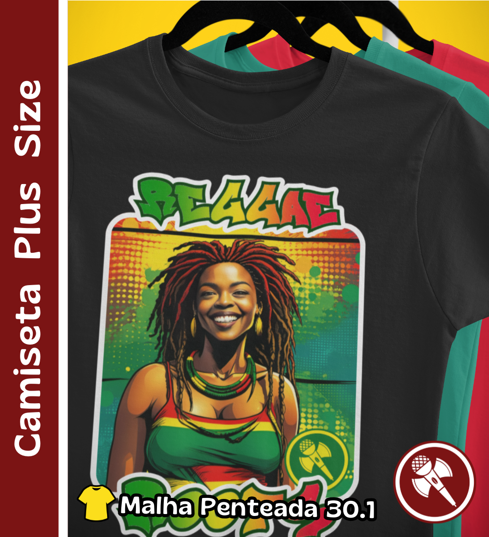 Nome do produto: Reggae Roots - Camiseta Plus Size