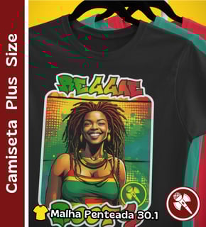 Nome do produto Reggae Roots - Camiseta Plus Size
