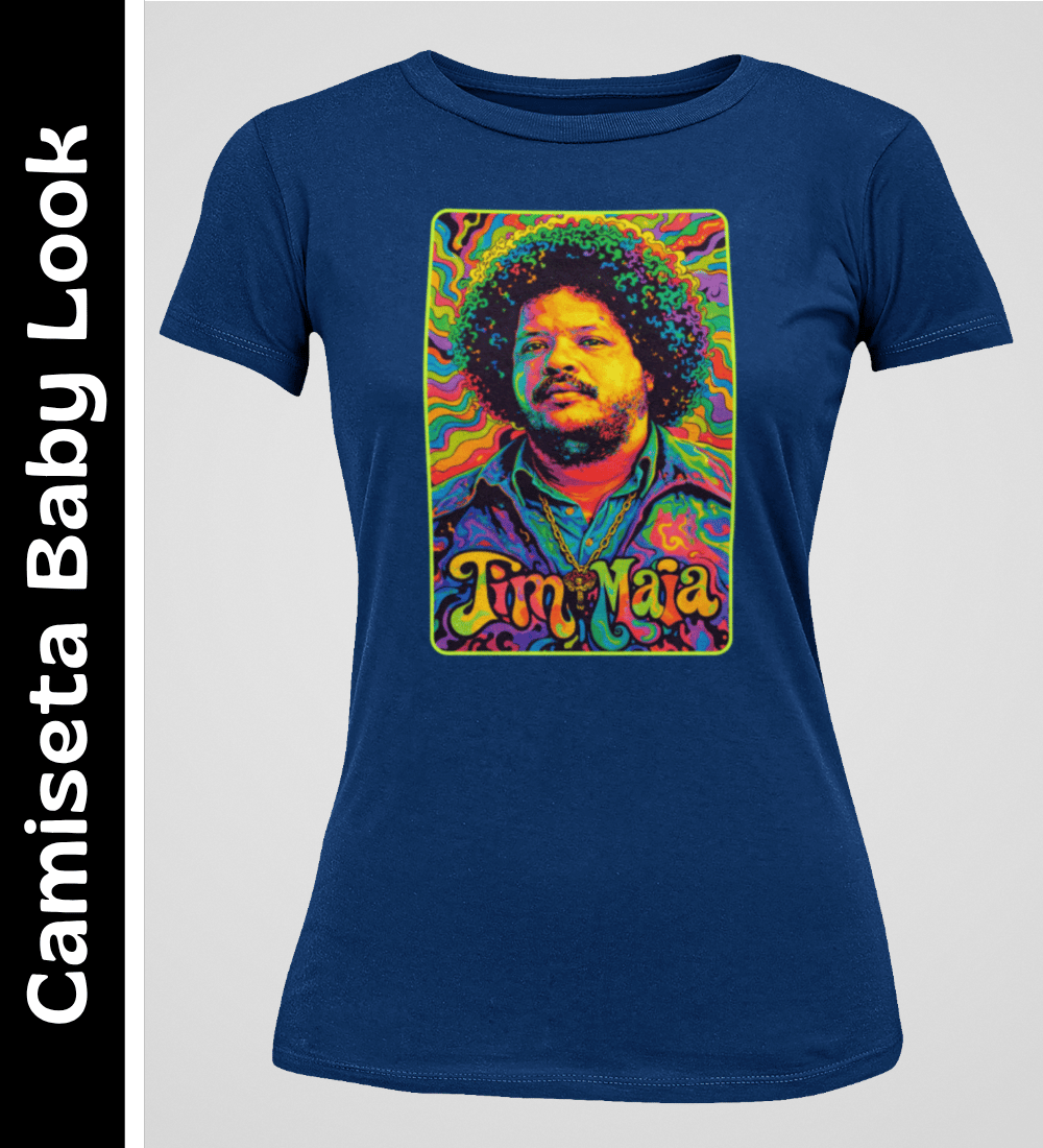 Nome do produto: Tim Maia - Camiseta Baby Look