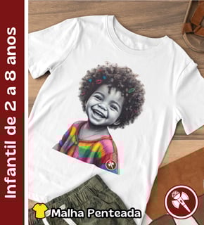 Criança Interior 01 - Camiseta Intantil de 2 a 8 anos