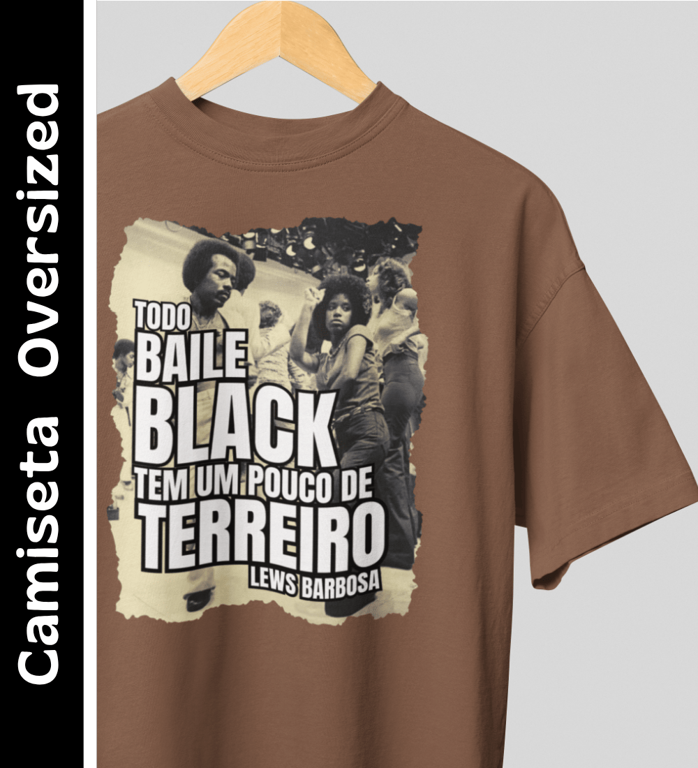Nome do produto: Baile Black (Soul Train) - Camiseta Oversized