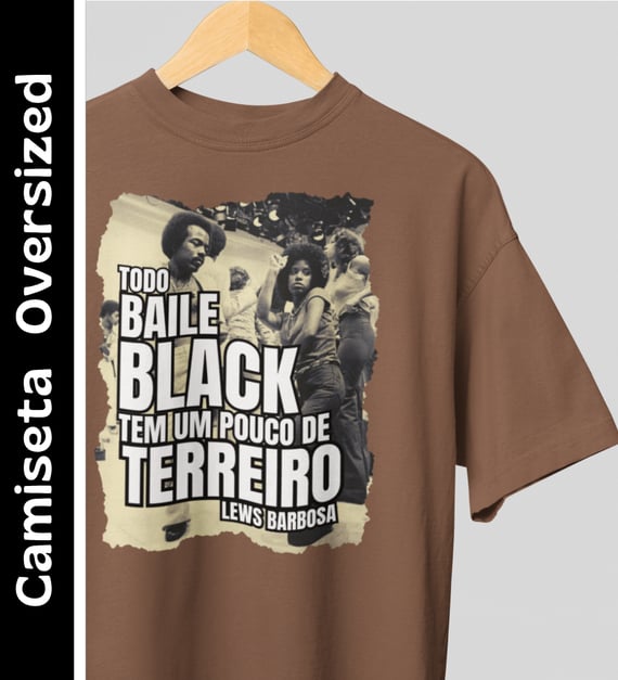 Baile Black (Soul Train) - Camiseta Oversized