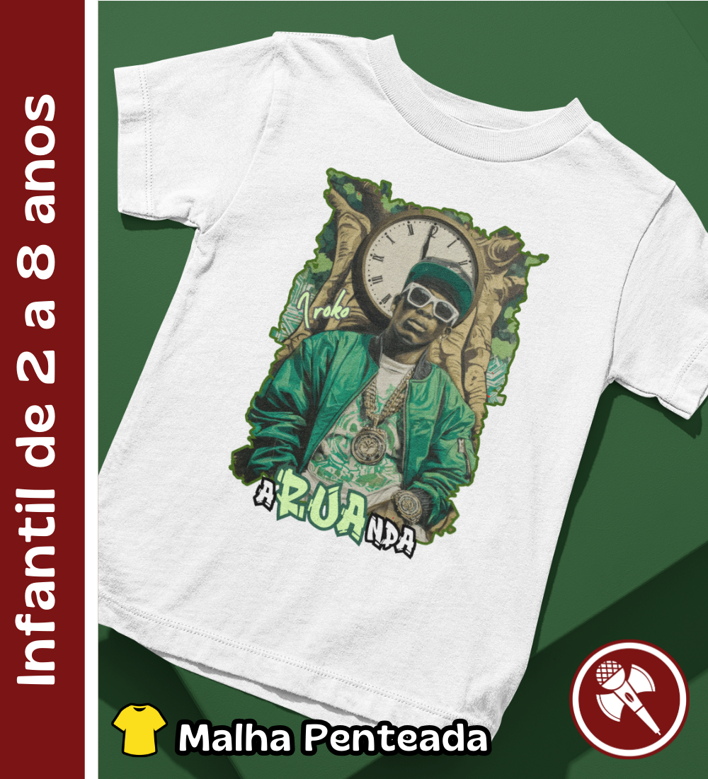 Nome do produto: Iroko 01 - Camiseta Intantil de 2 a 8 anos