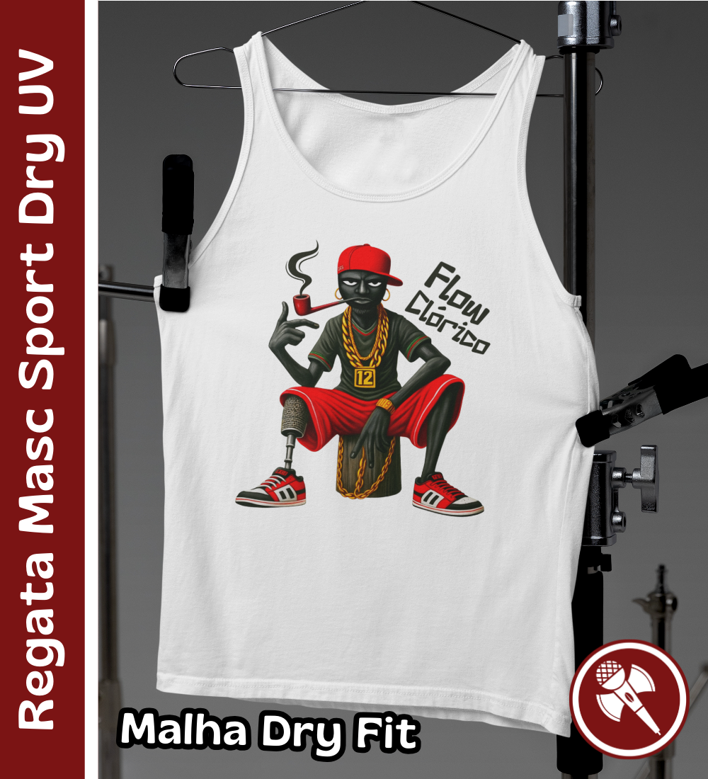 Nome do produto: Mano Saci - Regata Masculina Sport Dry UV