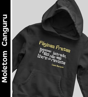 Páginas Pretas - Moletom Canguru
