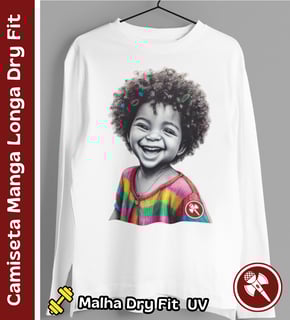 Criança Interior 01 - Camiseta Manga Longa Sport Dry UV