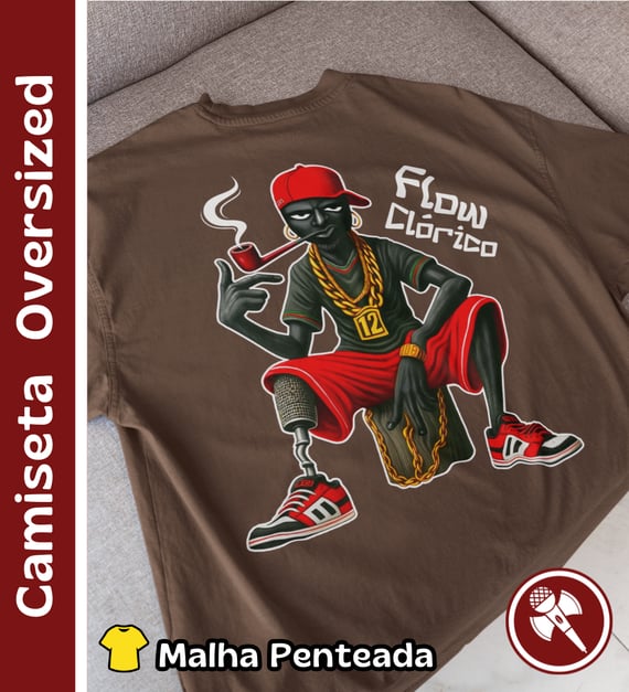 Mano Saci - Camiseta Oversized