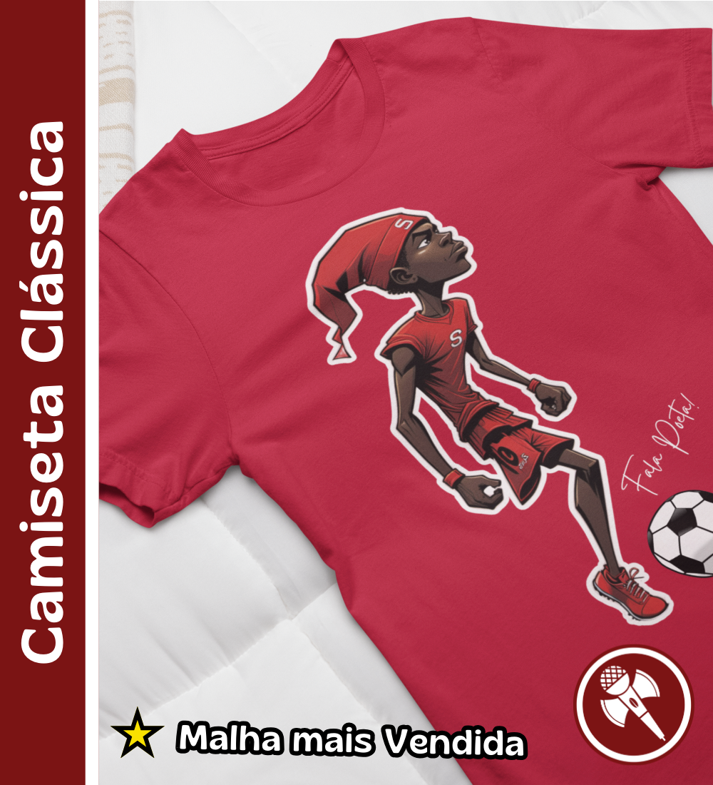 Nome do produto: Saci Gol - Camiseta Clássica