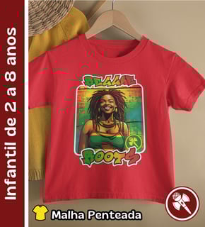 Reggae Roots - Camiseta Intantil de 2 a 8 anos