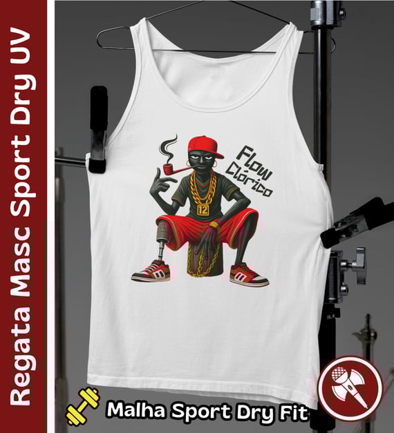 Mano Saci - Regata Masculina Sport Dry UV