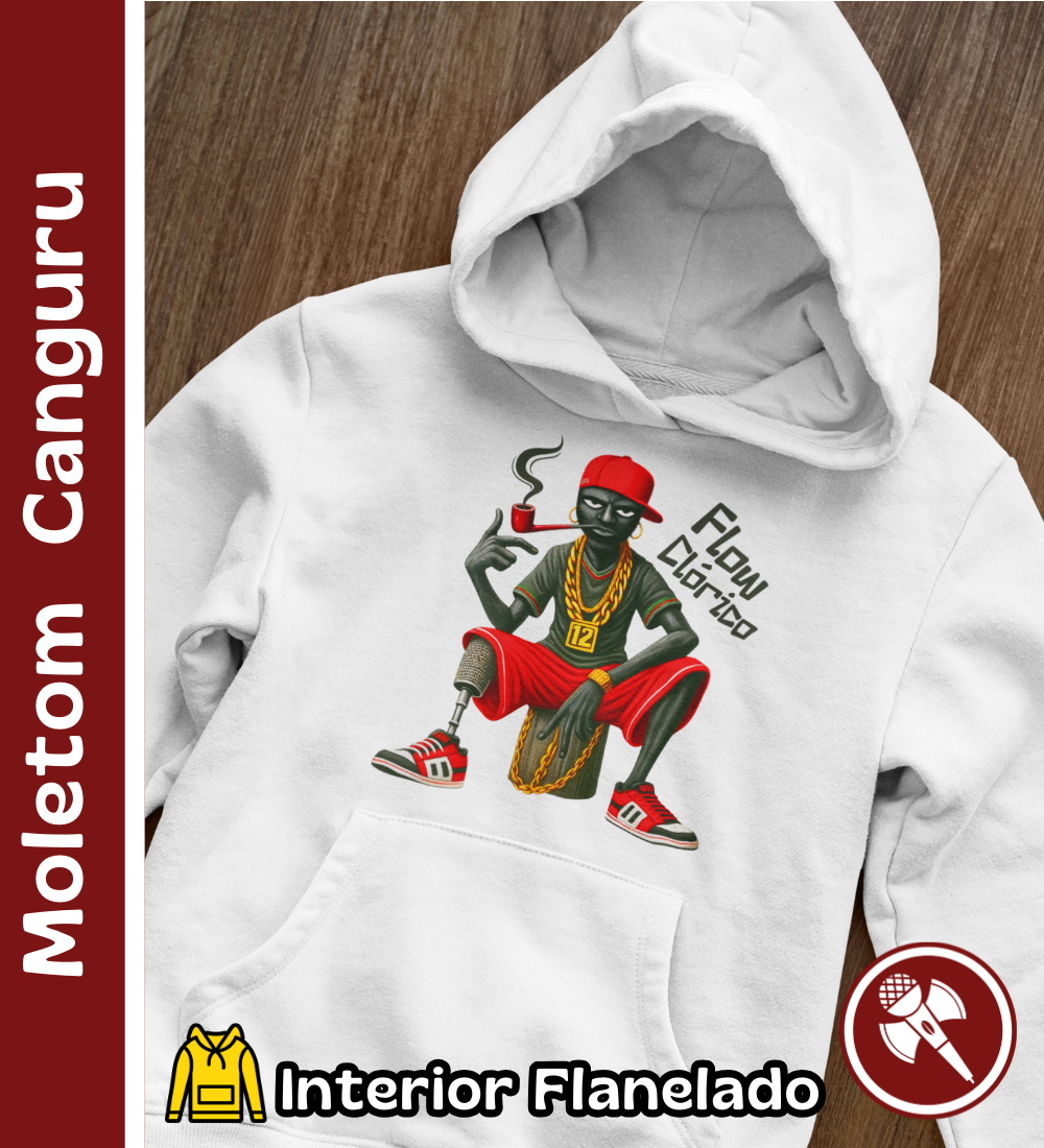 Nome do produto: Mano Saci- Moletom Canguru