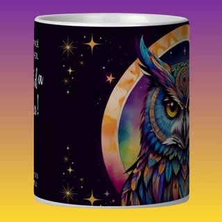 Nome do produto ARTEMÍSIA Canecas – ‘Coruja - Animais de Poder’