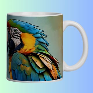 Nome do produto ARTEMÍSIA Canecas - 'Arara-Canindé - Cerrado Brasileiro' - 01