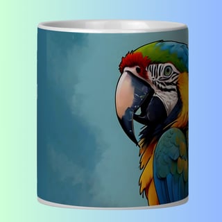 Nome do produto ARTEMÍSIA Canecas - 'Arara-Canindé - Cerrado Brasileiro' - 01