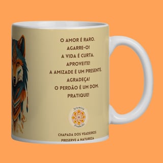 Nome do produto ARTEMÍSIA Canecas - ‘Matilha de Lobos – Animais de Poder’ - 01
