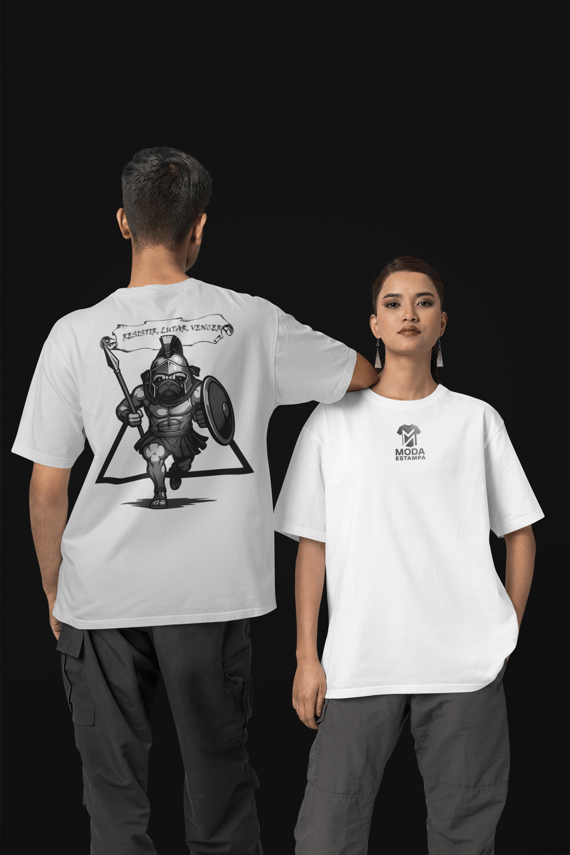 Camiseta UV Dry Resistir, Lutar, Vencer – Edição Guerreiro Moderno