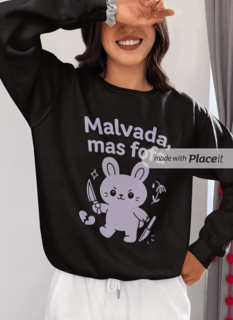 Nome do produto Moletom - malvada, mas fofa