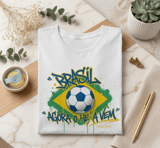 T-Shirt Brasil Graffiti Chic