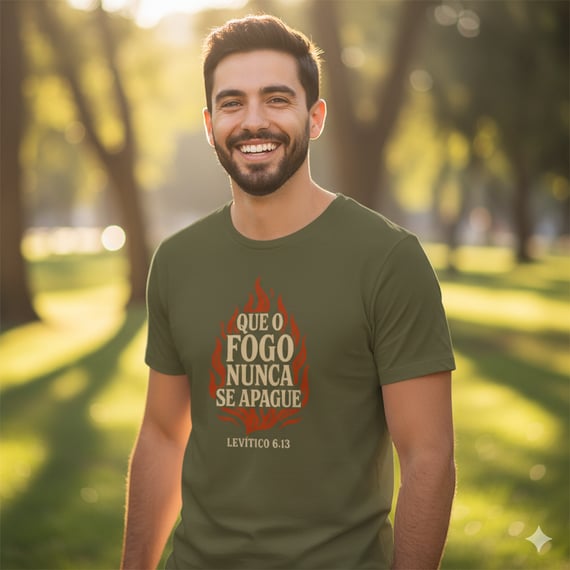 TSHIRT PREMIUM - LEVITICO 6:13.