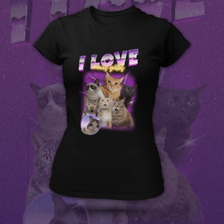 I Love Meus Gatos - Feminina