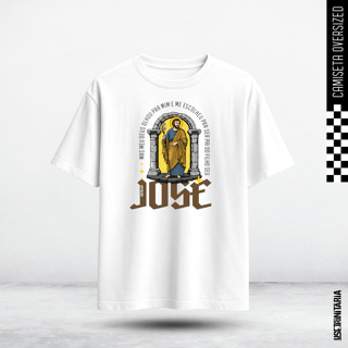 Nome do produtoCamiseta Oversized – São José, Guardião em Silêncio