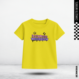 Nome do produtoCamiseta Infantil (2-8) — Ele vive