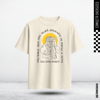 Nome do produtoCamiseta Oversized – São João Paulo II
