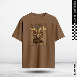 Nome do produtoCamiseta Oversized — A Cruz Sagrada