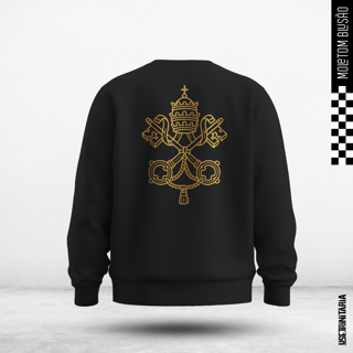 Nome do produtoMoletom Blusão — Um só em Cristo