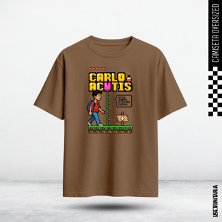 Nome do produtoCamiseta Oversized – Carlo Acutis