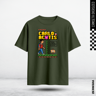 Nome do produtoCamiseta Oversized – Carlo Acutis