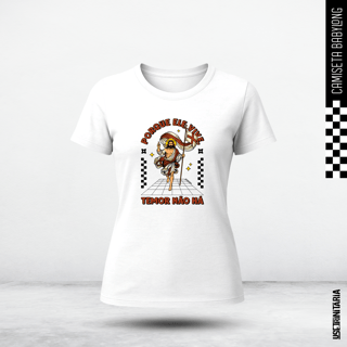 Camiseta babylook — Ele vive