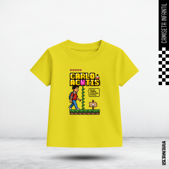 Camiseta Infantil (10-14) – Carlo Acutis