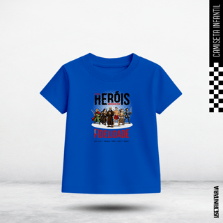 Nome do produtoCamiseta Infantil (2-8) – Meus heróis morreram por fidelidade