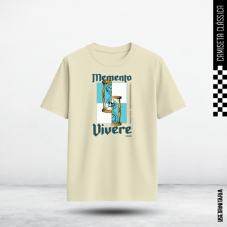 Nome do produtoCamiseta Clássica – Memento Vivere
