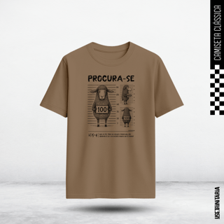 Nome do produtoCamiseta Clássica Procura-se — A Ovelha 100