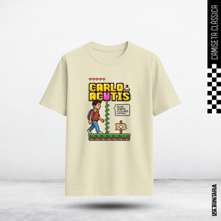 Nome do produtoCamiseta Clássica – Carlo Acutis