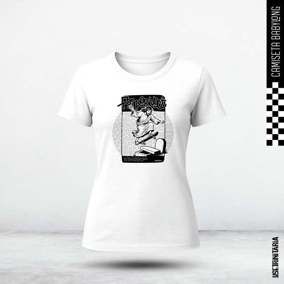 Camiseta Babylook – Ele venceu a morte