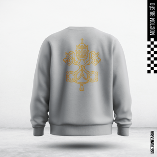 Nome do produtoMoletom Blusão — Um só em Cristo