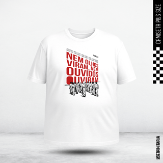 Camiseta Plus Size Nem Olhos Viram