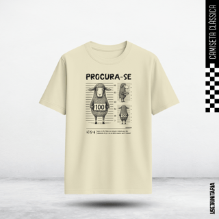 Nome do produtoCamiseta Clássica Procura-se — A Ovelha 100