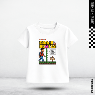 Nome do produtoCamiseta Infantil (2-8) – Carlo Acutis