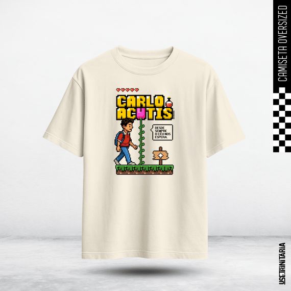 Camiseta Oversized – Carlo Acutis