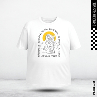 Nome do produtoCamiseta Plus Size – São João Paulo II