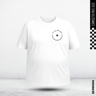 Nome do produtoCamiseta Plus Size — Um só em Cristo
