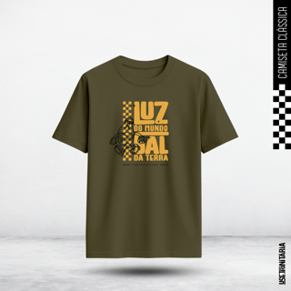 Nome do produtoCamiseta Clássica — Luz e Sal