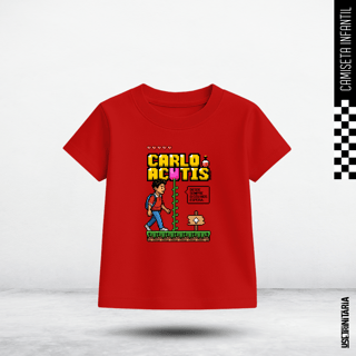 Nome do produtoCamiseta Infantil (2-8) – Carlo Acutis