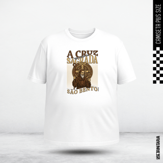 Nome do produtoCamiseta Plus Size — A Cruz Sagrada