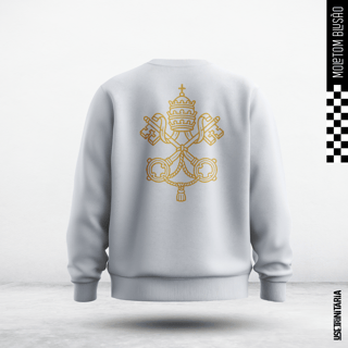 Nome do produtoMoletom Blusão — Um só em Cristo